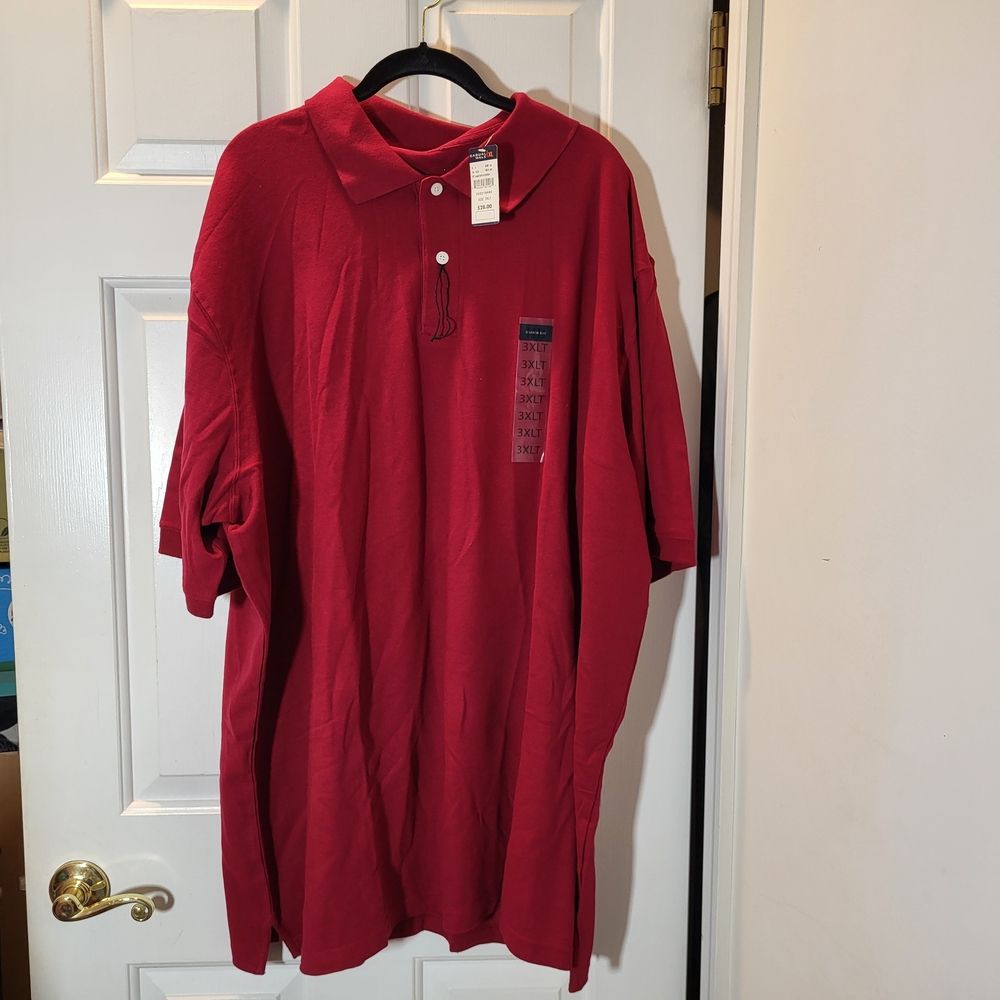 Harbor Bay Deep Red Polo Shirt